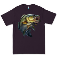 Plum jumping bass Premium Tee - LillyAllenDesigns