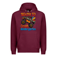 Burgundy ready to crush kindergarten Premium Hoodie - Jasminsmagicworld