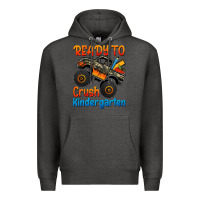 Charcoal Heather ready to crush kindergarten Premium Hoodie - Jasminsmagicworld