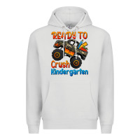 Dove Grey ready to crush kindergarten Premium Hoodie - Jasminsmagicworld