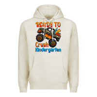 Oatmeal Heather ready to crush kindergarten Premium Hoodie - Jasminsmagicworld