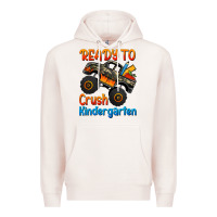 Pale Pink ready to crush kindergarten Premium Hoodie - Jasminsmagicworld