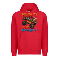 Red ready to crush kindergarten Premium Hoodie - Jasminsmagicworld