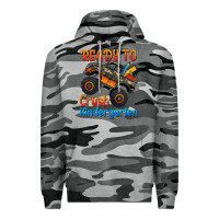 Slate Camo ready to crush kindergarten Premium Hoodie - Jasminsmagicworld