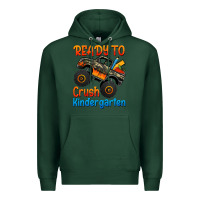 Sports Green ready to crush kindergarten Premium Hoodie - Jasminsmagicworld