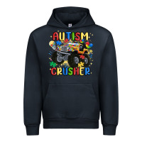 Navy autism crusher Urban Hoodie - MaliasSmallBusiness