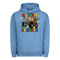 Pigment Pebble Blue autism crusher Urban Hoodie - MaliasSmallBusiness