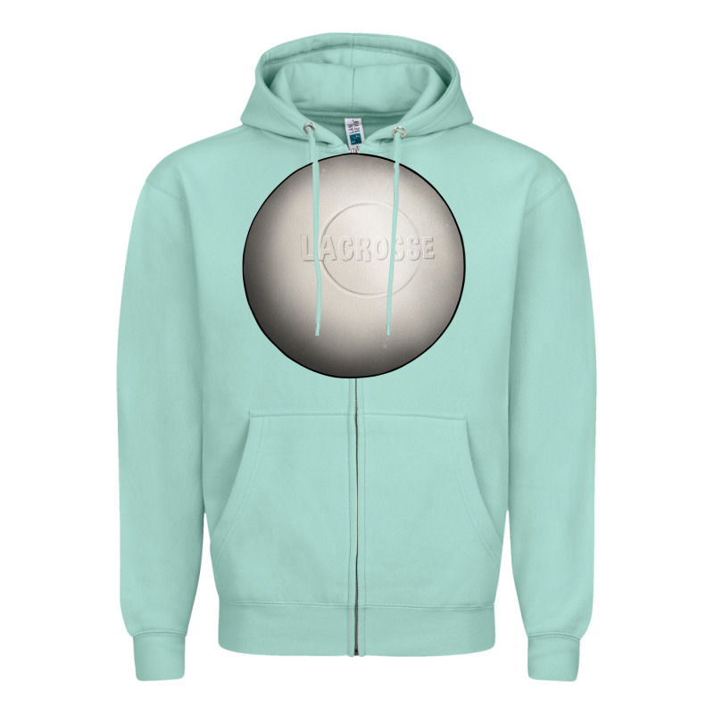 Lacrosse Ball Zipper Hoodie by texasbilliewilder | Teevron
