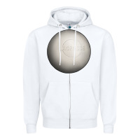 White lacrosse ball Zipper Hoodie - texasbilliewilder
