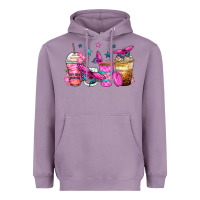 Lavender antisocial butterfly coffee cups Heavyweight Hoodie - Zillion Design Studio
