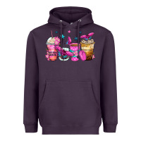 Plum antisocial butterfly coffee cups Heavyweight Hoodie - Zillion Design Studio