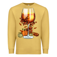 Antique Gold Thanksgiving Fall Premium Sweatshirt - FaDigitalArtStudio