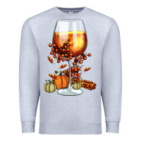 Heather Grey Thanksgiving Fall Premium Sweatshirt - FaDigitalArtStudio