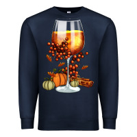 Navy Thanksgiving Fall Premium Sweatshirt - FaDigitalArtStudio