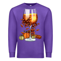 Purple Thanksgiving Fall Premium Sweatshirt - FaDigitalArtStudio