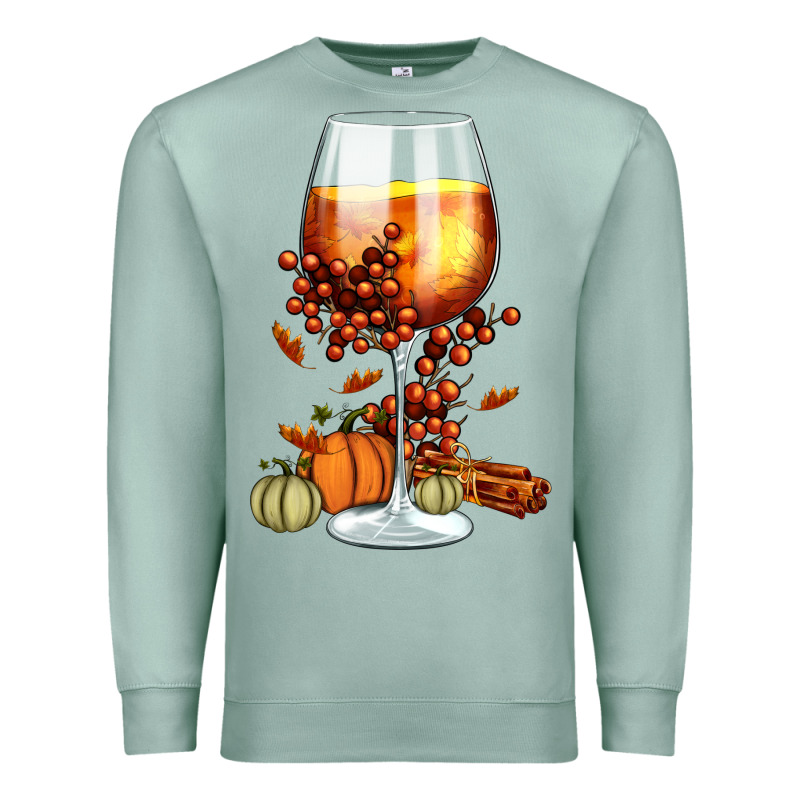 Thanksgiving Fall Premium Sweatshirt by FaDigitalArtStudio | Teevron