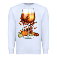 White Thanksgiving Fall Premium Sweatshirt - FaDigitalArtStudio