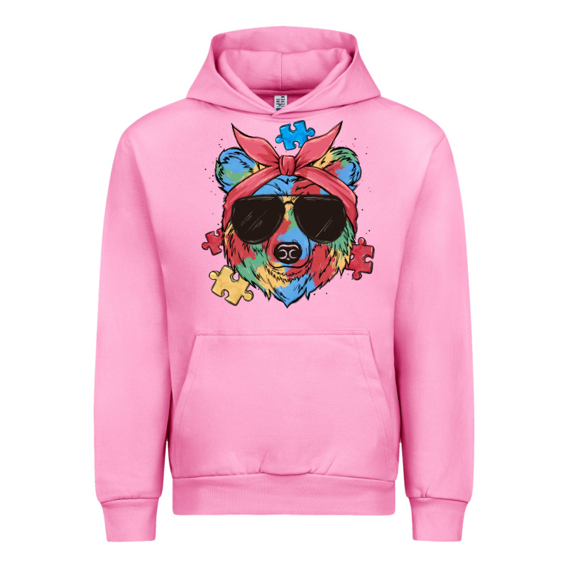 Autism Awareness Bear Urban Hoodie by MaliasSmallBusiness | Teevron