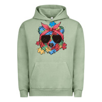 Pigment Oil Green autism awareness bear Urban Hoodie - MaliasSmallBusiness