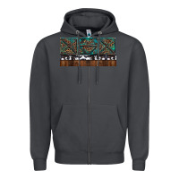 Smoke Rusty Sunflowers with Cowhide and Turquoise Zipper Hoodie - RanaPortraitStore