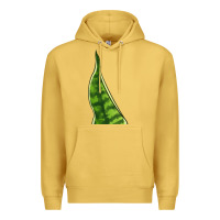 Antique Gold Snake Plant Premium Hoodie - LillyAllenDesigns