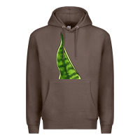 Coffee Snake Plant Premium Hoodie - LillyAllenDesigns