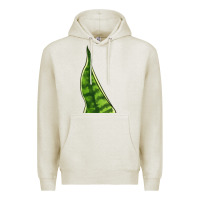 Oatmeal Heather Snake Plant Premium Hoodie - LillyAllenDesigns