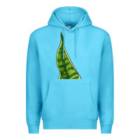 Ocean Blue Snake Plant Premium Hoodie - LillyAllenDesigns