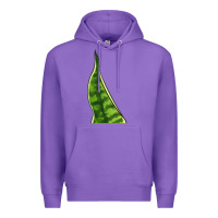 Purple Snake Plant Premium Hoodie - LillyAllenDesigns