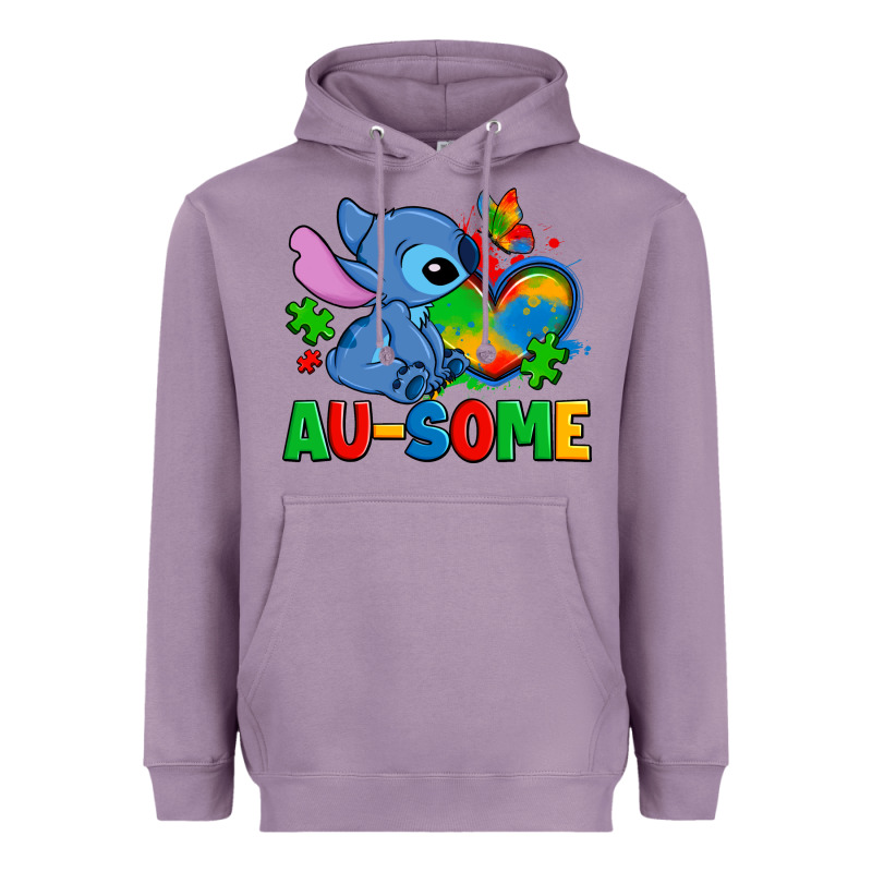 Ausome Stitch Autism Heavyweight Hoodie by Zillion Design Studio | Teevron