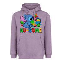 Lavender ausome stitch autism Heavyweight Hoodie - Zillion Design Studio