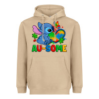 Mushroom ausome stitch autism Heavyweight Hoodie - Zillion Design Studio