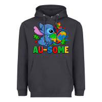 Smoke ausome stitch autism Heavyweight Hoodie - Zillion Design Studio