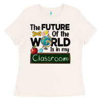 Bone the future of the world is in my classroom Ladies Tee - BarkalooDesign