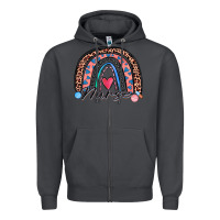 Smoke nurse rainbow Zipper Hoodie - Zillion Design Studio