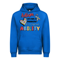 Cobalt autism it's not a disability it's a different abil Urban Hoodie - MaliasSmallBusiness