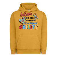 Pigment Peanut Butter autism it's not a disability it's a different abil Urban Hoodie - MaliasSmallBusiness