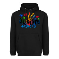 Black autism advocate Heavyweight Hoodie - Zillion Design Studio