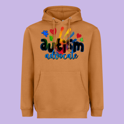Autism Advocate Heavyweight Hoodie Designed By Zillion Design Studio