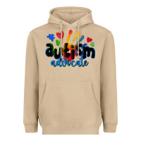 Mushroom autism advocate Heavyweight Hoodie - Zillion Design Studio