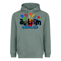 Sage autism advocate Heavyweight Hoodie - Zillion Design Studio