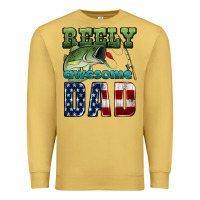 Antique Gold reely awesome dad Premium Sweatshirt - HRA Design Shop