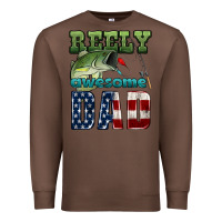 Chestnut reely awesome dad Premium Sweatshirt - HRA Design Shop