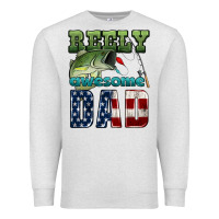 Oatmeal Heather reely awesome dad Premium Sweatshirt - HRA Design Shop