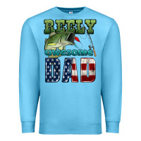 Ocean Blue reely awesome dad Premium Sweatshirt - HRA Design Shop