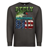 Smoke reely awesome dad Premium Sweatshirt - HRA Design Shop