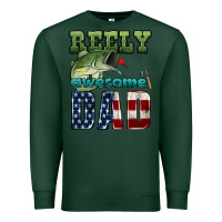 Sports Green reely awesome dad Premium Sweatshirt - HRA Design Shop