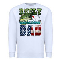 White reely awesome dad Premium Sweatshirt - HRA Design Shop
