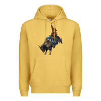 Antique Gold western rodeo bullfighter Premium Hoodie - BarkalooDesign