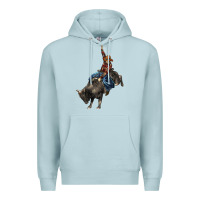 Blue Mist western rodeo bullfighter Premium Hoodie - BarkalooDesign
